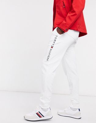 white tommy hilfiger joggers