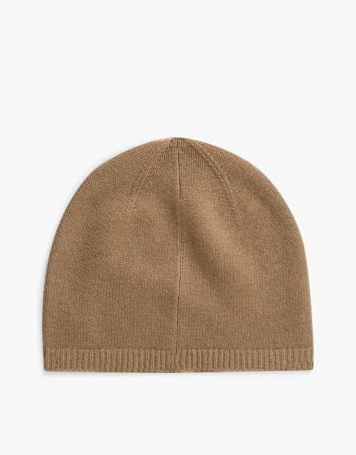 Tommy Hilfiger Logo embroidery blend beanie in tundra moss, 2 of 4
