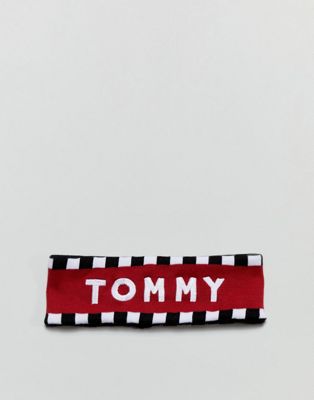 tommy hilfiger logo headband