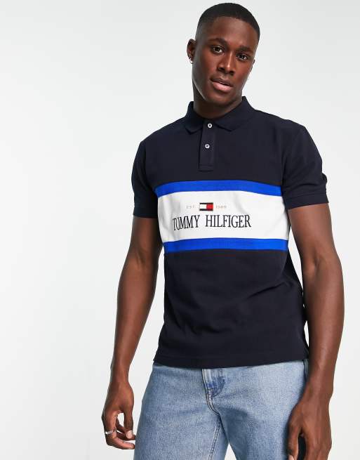 Tommy hilfiger navy store blue polo