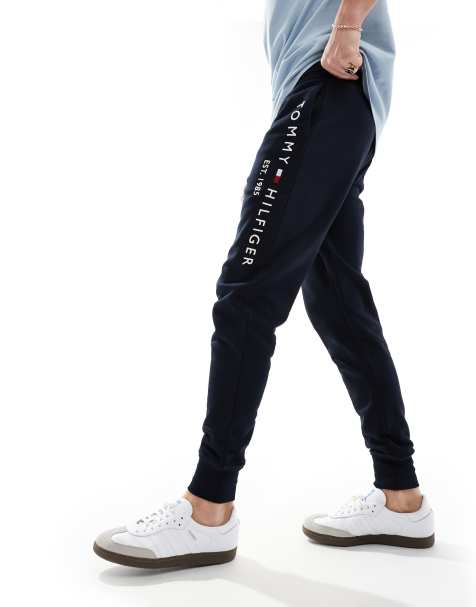Tommy Hilfiger logo joggers in navy - view 1