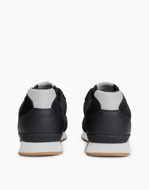 Tommy Hilfiger Logo-Sneaker mit Materialmix in Hydrogen Grey, 4 von 7
