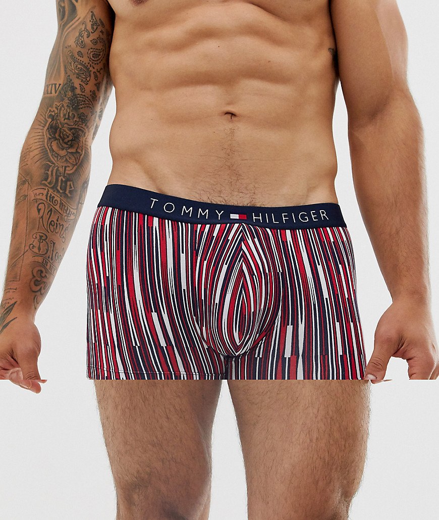 Tommy Hilfiger logo stripe trunks-Navy