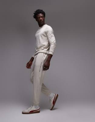 Tommy Hilfiger Logo Sweatpants In White