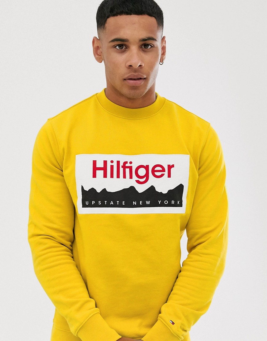 Tommy Hilfiger logo sweatshirt-Yellow