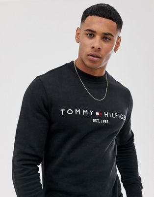 tommy hilfiger black sweatshirt