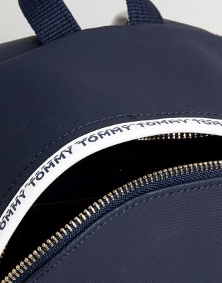 tommy hilfiger logo tape backpack