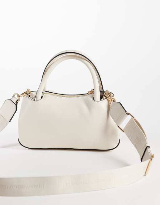 Tommy Hilfiger logo tape strap mini bag in soft cream, 2 of 4