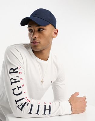 Tommy Hilfiger long sleeve t-shirt in white