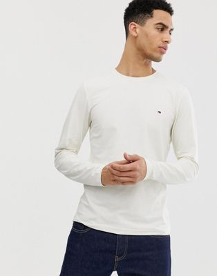 tommy hilfiger white long sleeve top