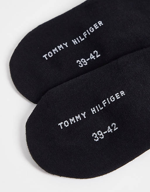 Tommy Hilfiger Vêtements Sous-vêtements Chaussettes & Bas Lot de 2 paires chaussettes invisibles à drapeau 