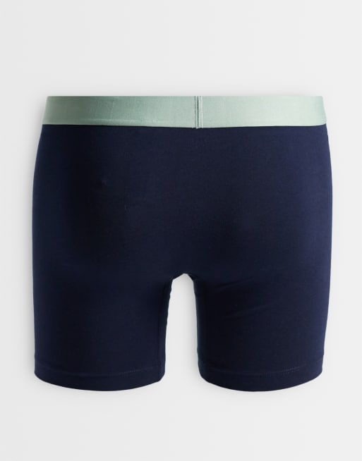 Tommy Hilfiger lot de 3 boxers en noir avec ceintures kaki/marron/vert, 2 de 3