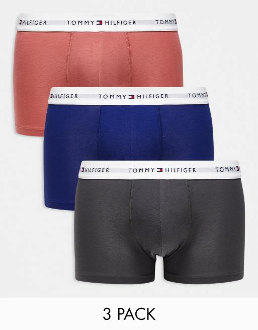 Tommy Hilfiger - Lot de 3 boxers - Multicolore