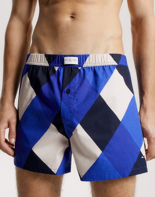 Tommy Hilfiger - Lot de 3 caleçons - Beige/bleu marine/imprimé, 2 de 4