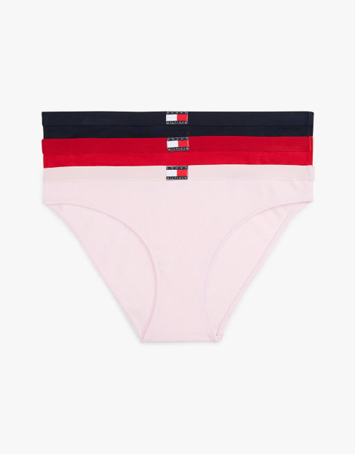 Tommy Hilfiger - Lot de 3 culottes à logo - Multicolore