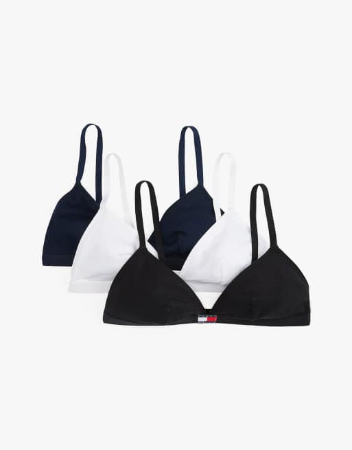 Tommy Hilfiger - Lot de 3 soutiens-gorge triangle - Multicolore