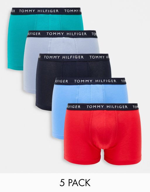 Tommy Hilfiger Lot de 5 boxers Multicolore ASOS