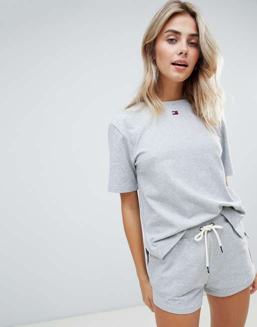 Tommy Hilfiger Lounge Flag Cotton T Shirt ASOS