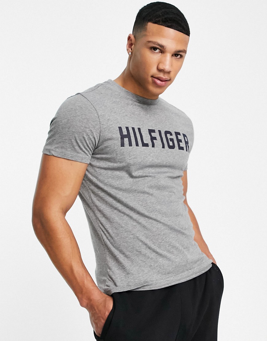 Tommy Hilfiger lounge hilfiger t-shirt in grey