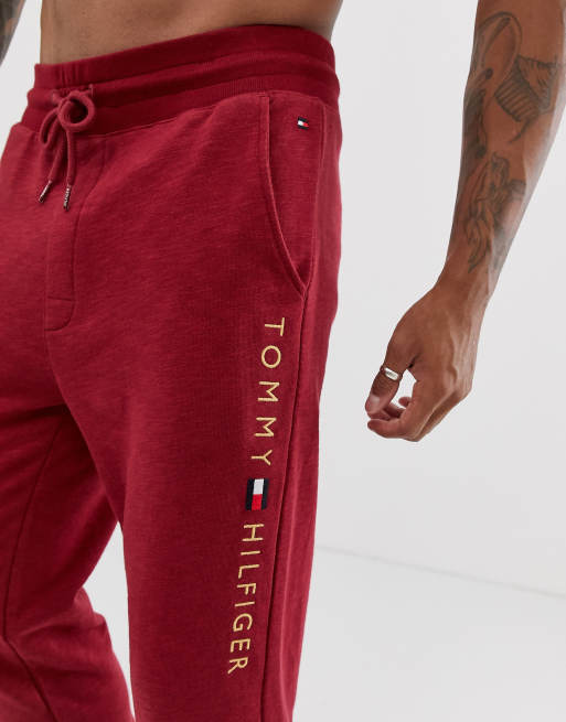 Red tommy hilfiger online joggers