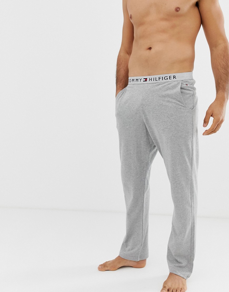 Tommy Hilfiger - Lounge-joggingbroek met comfortabele tailleband met logo in grijs