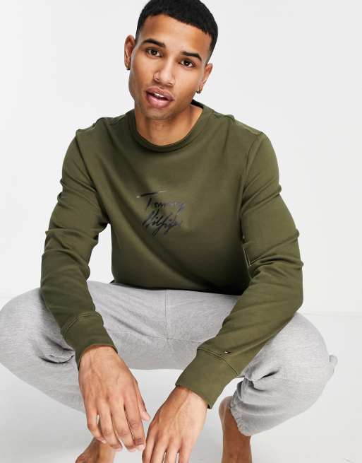 Tommy hilfiger cheap khaki sweatshirt