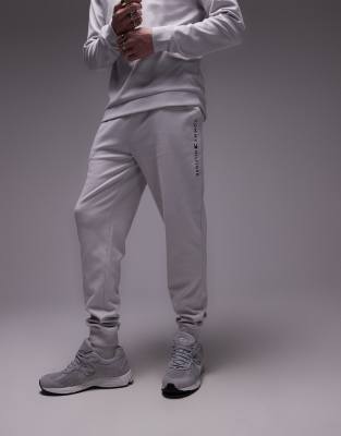 Shop Tommy Hilfiger Lounge Logo Sweatpants In Gray
