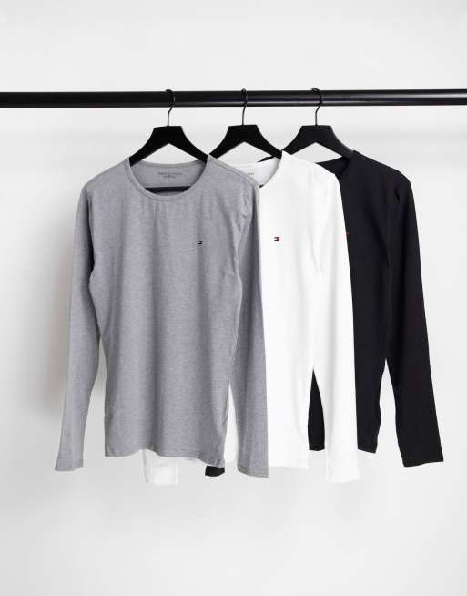 Tommy Hilfiger - Lounge - Set van 3 T-shirts met lange mouwen