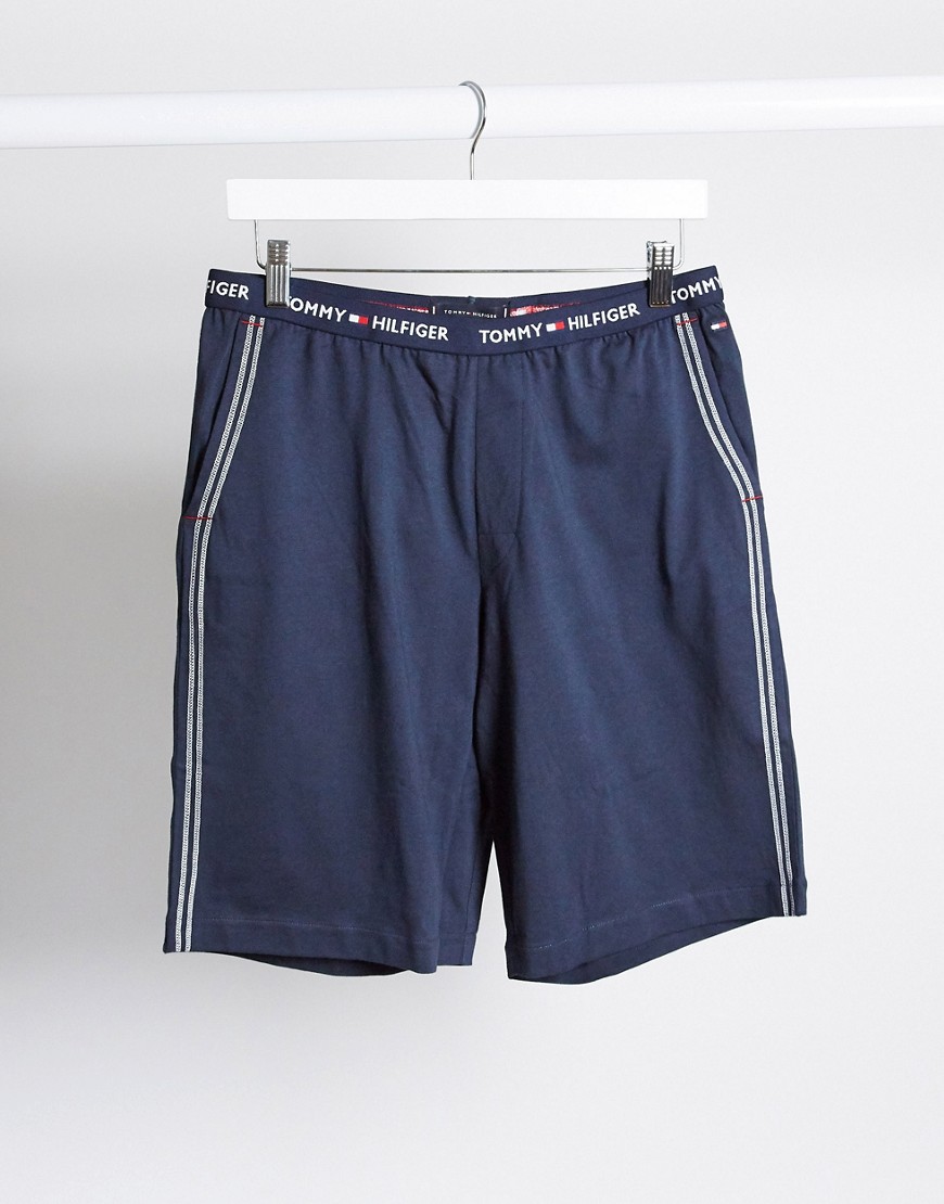 Tommy Hilfiger lounge short with taping waistband in navy