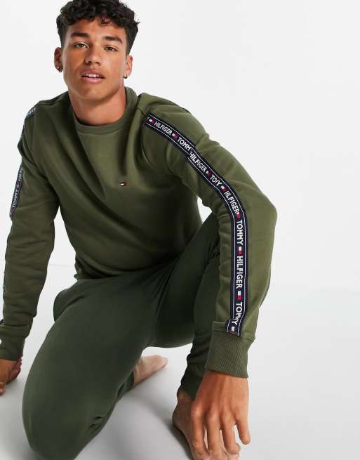 Tommy hilfiger sale lounge tape sweatshirt