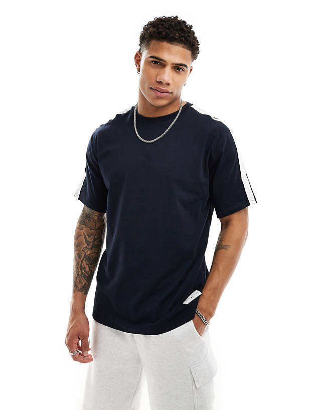 Tommy Hilfiger - lounge t shirt with logo tapping in grey