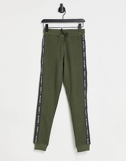 Tommy Hilfiger lounge track pants in olive night