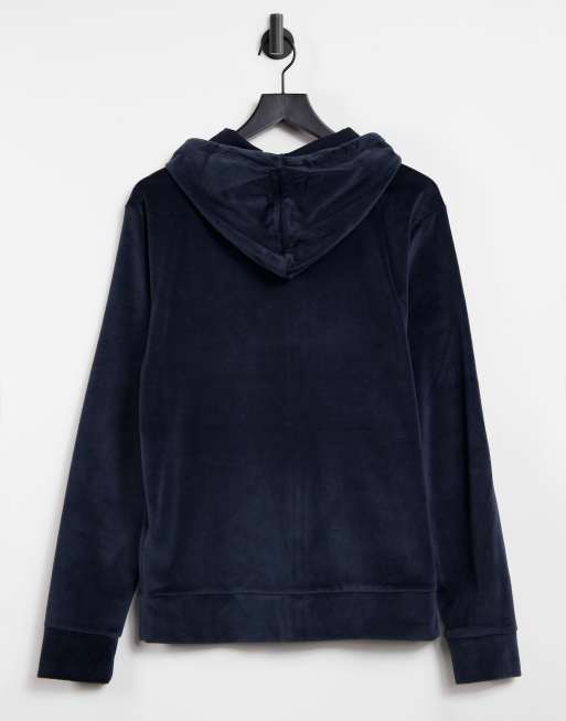 Tommy hilfiger velvet sales hoodie