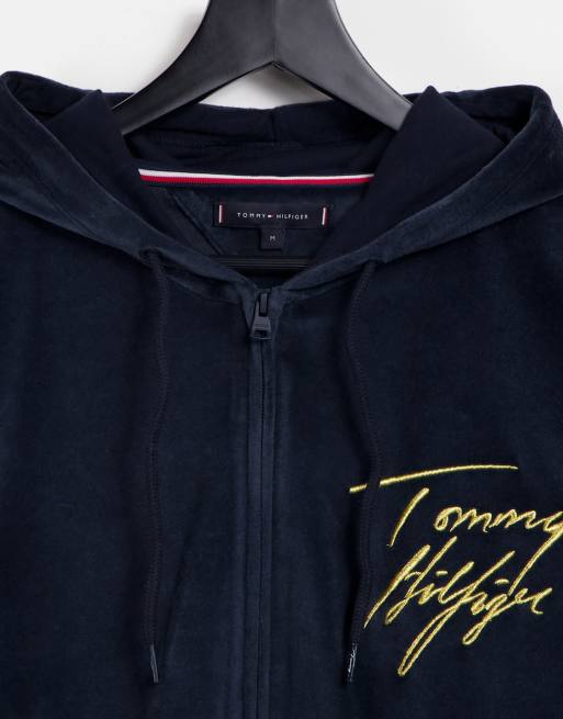 Tommy hilfiger best sale hoodie gold