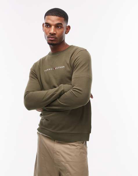 Tommy Hilfiger - Loungekleding - T-shirt met lange mouwen in kaki - view 1