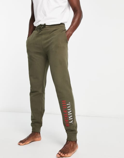 Tommy Hilfiger loungewear joggers in khaki co ord