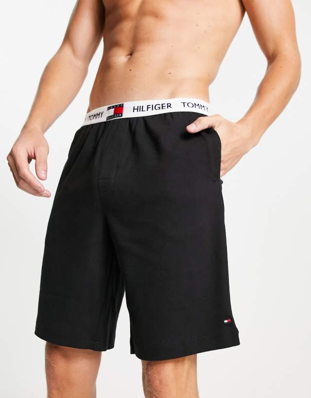 Tommy Hilfiger loungewear shorts in black