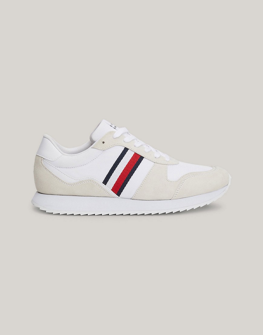 Tommy Hilfiger Low sneakers in White and red