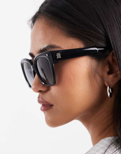 Tommy Hilfiger - Lunettes de soleil à monture épaisse - Noir , 3 de 3