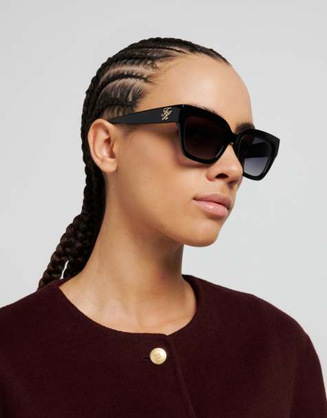 Tommy Hilfiger lunettes de soleil Tommysungl, modèle carré avec verres dégradés gris, noir - view 1