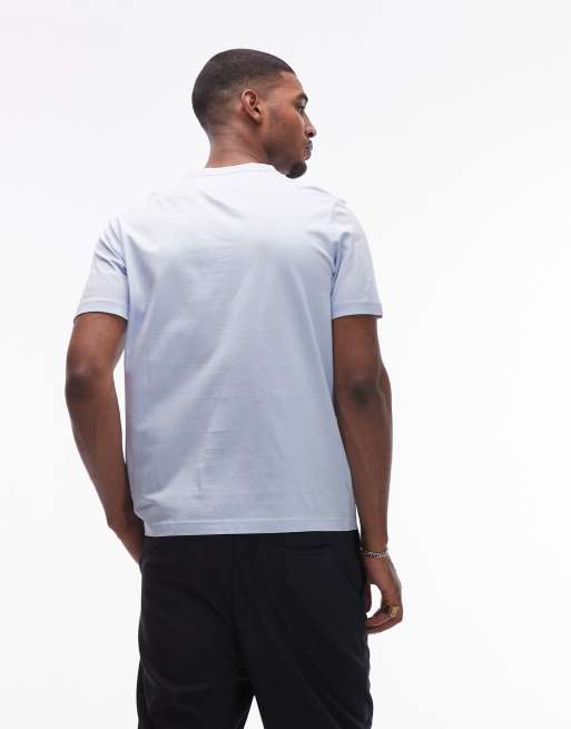 Tommy Hilfiger - Lyseblå T-shirt med tekstlogo, 4 af 4