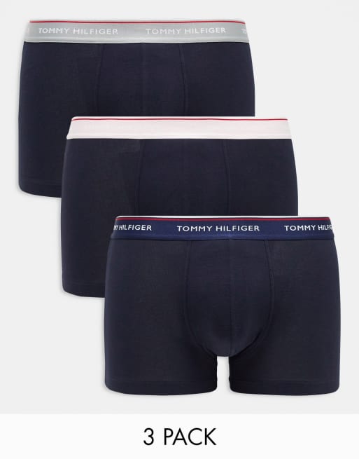 Tommy Hilfiger – Marinblå trunks, 3-pack