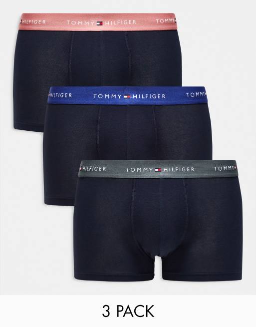 Tommy Hilfiger – Marinblå trunks, 3-pack