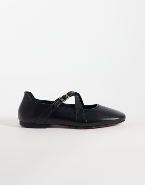 Tommy Hilfiger Mary Jane med krydsrem i sort - view 1