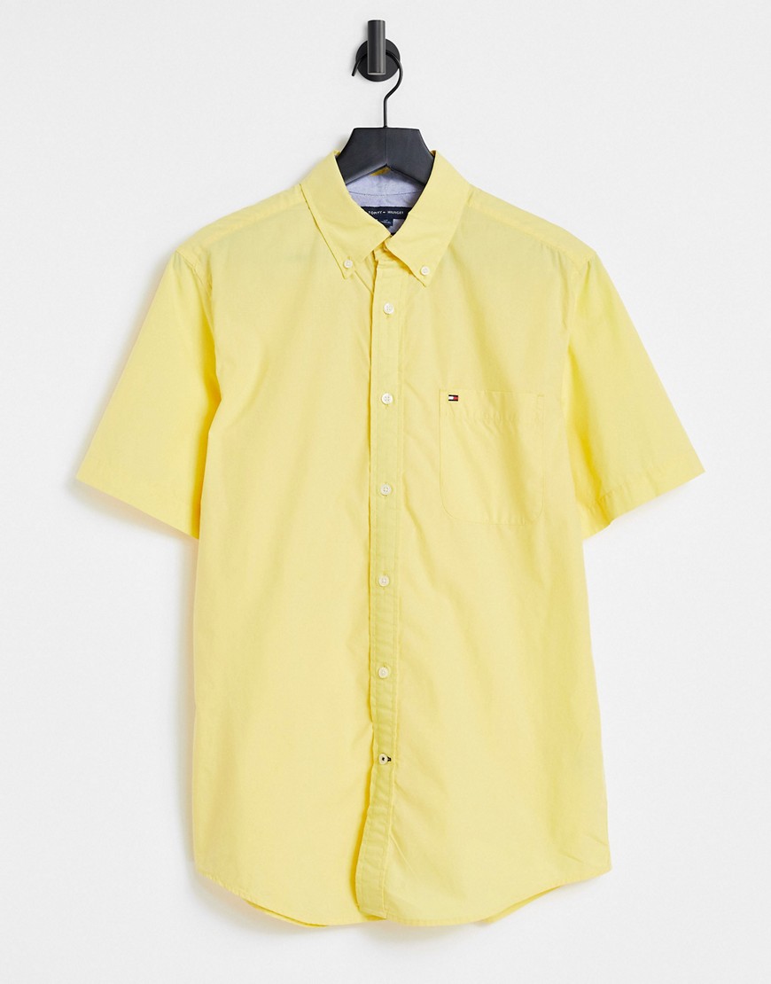 Tommy Hilfiger maxwell short sleeve shirt-Yellow