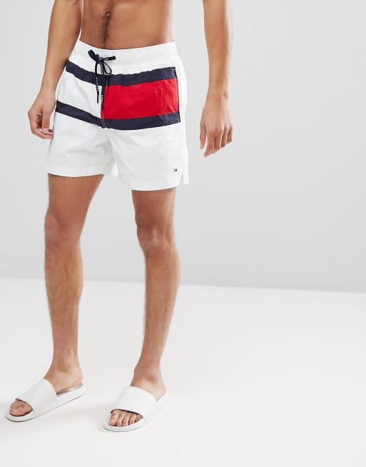 White tommy hilfiger clearance swim shorts