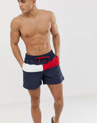 tommy hilfiger swim shorts navy