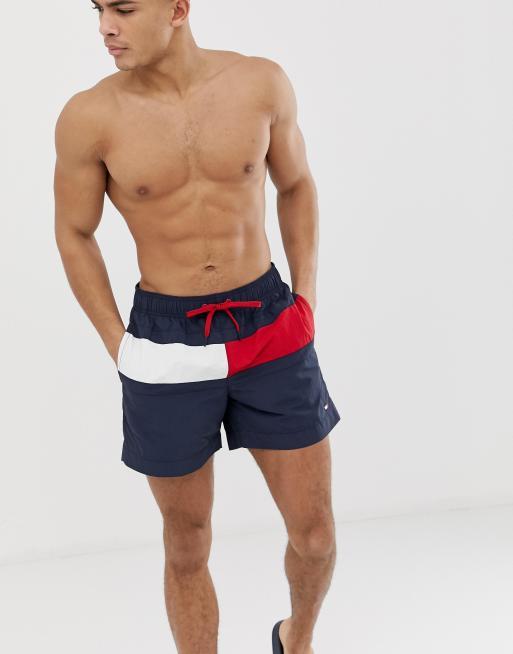 Tommy hilfiger navy swim outlet shorts