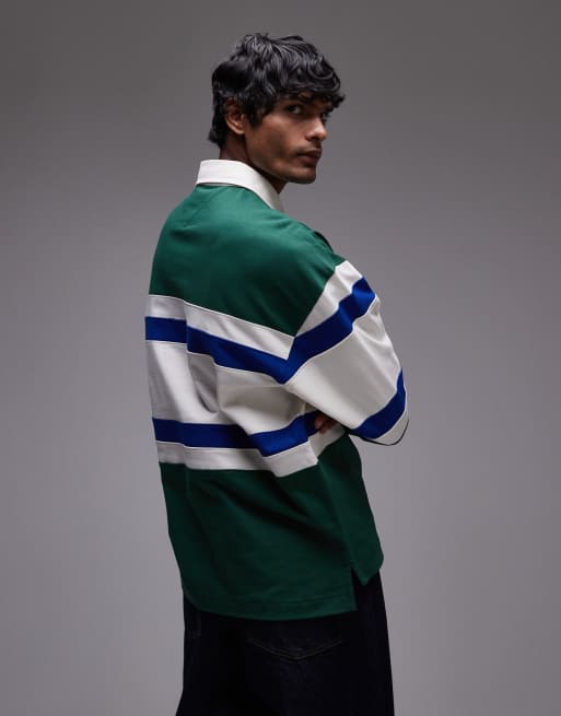Tommy Hilfiger – Mehrfarbiges, locker geschnittenes Rugby-Shirt mit Blockfarbendesign, 2 von 4