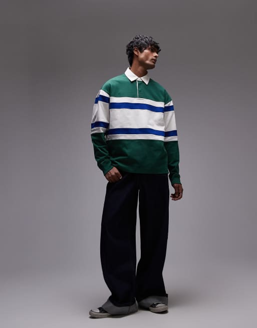 Tommy Hilfiger – Mehrfarbiges, locker geschnittenes Rugby-Shirt mit Blockfarbendesign, 4 von 4